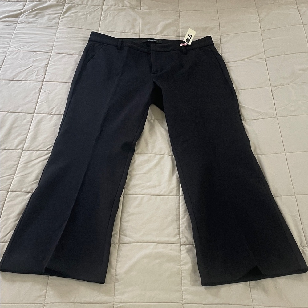 Liverpool Los Angeles Size 12 Black Tailored Trousers 29 Inseam Altered